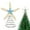 D, variant on Event & Party Supplies,Natural Christmas Tree Topper 8.7'' Beach Christmas Tree Topper Decoration Rustic Large Treetop Ornaments For Xmas Holiday Indoor Decor(Blue Chic Style)