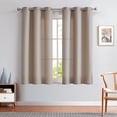 thumbnail image 2 of Cortinas Jinchan Taupe Texturizadas en Lino 160x160cm 2 Paneles, 2 of 6