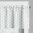 thumbnail image 5 of Ambesonne Anchor Valance & Curtain, Vivid Blue Anchor, 55"x24", Blue White, 5 of 6