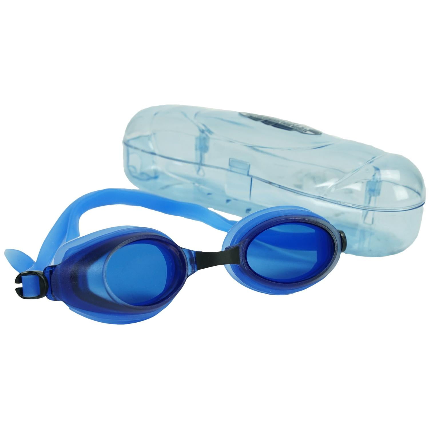 6" Blue Pro Swim Goggles Swimming Pool Accessory for Children by Pool Central