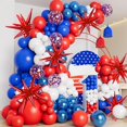 thumbnail image 4 of Balloon Warbin Red Star, 8 unidades, papel de aluminio, 69/56 cm, fiesta, 4 of 7