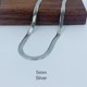 thumbnail image 1 of Minimalist Unisex Snake Chain Necklace Choker Stainless Steel Herringbone Gold Color Fashion Jewelry Gift For Her Women and Men, 1 of 5