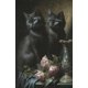 thumbnail image 1 of Dark Academia Art Crow Cuervo's Call póster impresiones para sala de estar, decoración del hogar, bruja gótica, Gato Negro, pintura en lienzo, arte de pared, 1 of 4