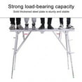 thumbnail image 6 of Xianers Scaffolding Platforms | Heavy Duty Steel Work Platforms Adjustable Height | Portable Workbench Anti-Slip Feet, Drywall Painting Stool Bench for Cleaning, Painting, 6 of 9