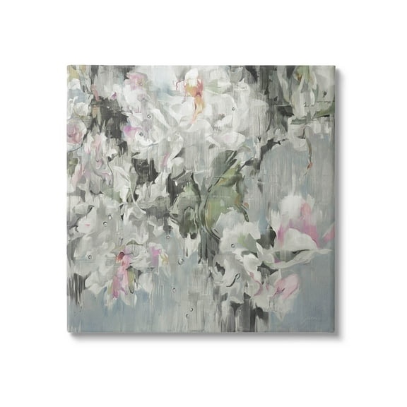Stupell Industries Floral Rain Drip Arrangement Painting Gallery Wrapped Canvas Print Wall Art, Design by Liz Jardine