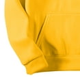 thumbnail image 6 of Resicozy Mens Hoodies Pullover Long Sleeve Casual Fashion Sweatshirts Winter Solid Color Hooded Tops with Pocket Yellow 2XL, 6 of 7