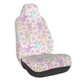thumbnail image 1 of Wukai Colorful Bunny Full Set Car Seat Covers with Soft Padding Universal Auto Front Seats Protector and Cushion Mat, 1 of 5
