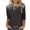 #0295-Multicolor, variant on Women's Casual Printed Round Neck Three Quarter Sleeve 3/4 Sleeve T-shirt Loose Top