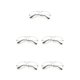 thumbnail image 2 of Minnieouse Gafas de sol clásicas, individuales, elegantes, de alta definición, resistentes a los golpes, resistentes, duraderas, redondas, plateadas y Type2 NO2 Minnieouse CBP275285, 2 of 5