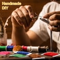 thumbnail image 3 of Namzi Rayon Yarn Chenille Thread Woolly Bugger Jigs Fly Tying Floss Line Thread Materials,Blue, 3 of 4