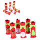 thumbnail image 1 of Decoraciones de lujo para el hogar, adornos de muñeco de nieve de Papá Noel, decoración navideña para fiesta de Navidad, funda para botella de vino, novedad de 2022, 1 of 4