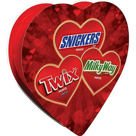 Mars Minis Assortment in Valentine Heart Box, 7.7 oz