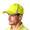 Bright Yellow, variant on Reflective Accent Safety Cap High Visibility Construction Work Protection Hat Bright Orange