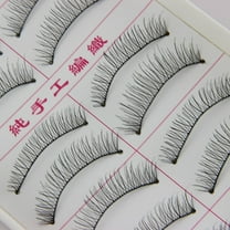 Natural Long False Eyelashes 10 Pairs Fashion Sparse Makeup Eye Lashes
