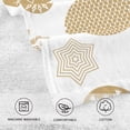 thumbnail image 4 of GZHJMY Face Hand Towel Set Christmas Pattern Trendy Golden Snowflakes Cotton Washcloths, Quick-Dry Highly Absorbent Bath Towel- Pack of 2 Washcloths, 4 of 7