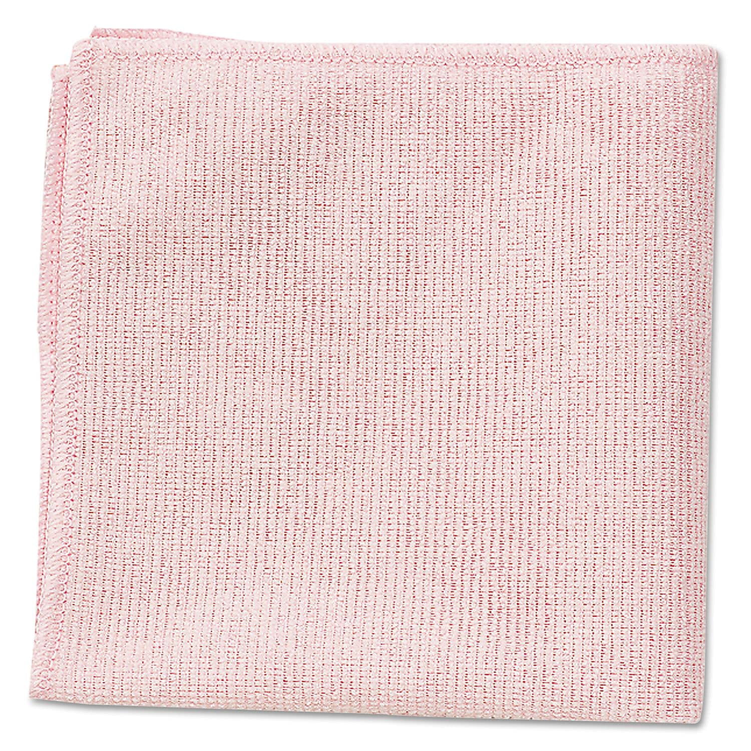 Rubbermaid Commercial 1820581 Microfiber Economy Cloth 16-inch by 16-inch Pink Rubbermaid Commercial Products 