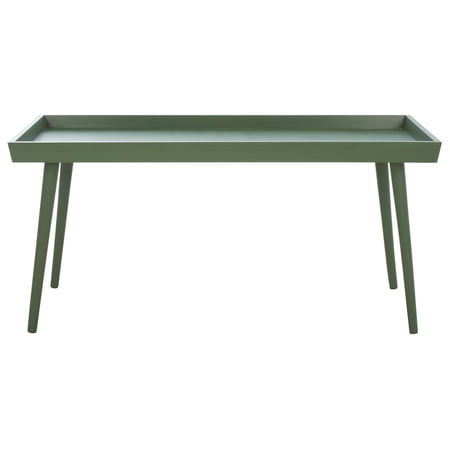 Safavieh Nonie Modern Tray Top Wood Coffee Table Dusty Green