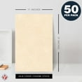 thumbnail image 7 of Natural Stationery Parchment Paper - Great for Writing, Certificates, Menus and Wedding Invitations | 65lb Cover (176GSM) | 11 x 17" | 50 Sheets per Pack, 7 of 7