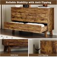 thumbnail image 6 of 6 Drawer Modern Chest of Drawers,Wood  Dresser Closet Storage Organizer, TV Stand for Living Room, 6 of 7