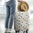 thumbnail image 2 of Cartoon Construction Vehicles Mixers White Pattern Luggage Cover Fashion Suitcase Cover Baggage Covers Fit 25-28 Inch Luggage (Go Travel), 2 of 5