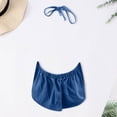 thumbnail image 5 of DHFJKG Women Halter Denim Tank Top Sexy Low Cut Deep V Neck Backless Elastic Waist Camisole Going Out Trendy Tops, 5 of 5
