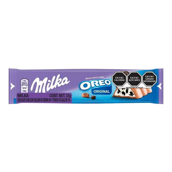 Chocolate con leche Milka choco oreo 37 g