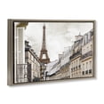 thumbnail image 2 of Stupell Industries Rustic Lodge Eiffel Tower Through Parisian Balconies Brown Floating Frame Canvas Art, 25 x 17, by CAD Designs, 2 of 8