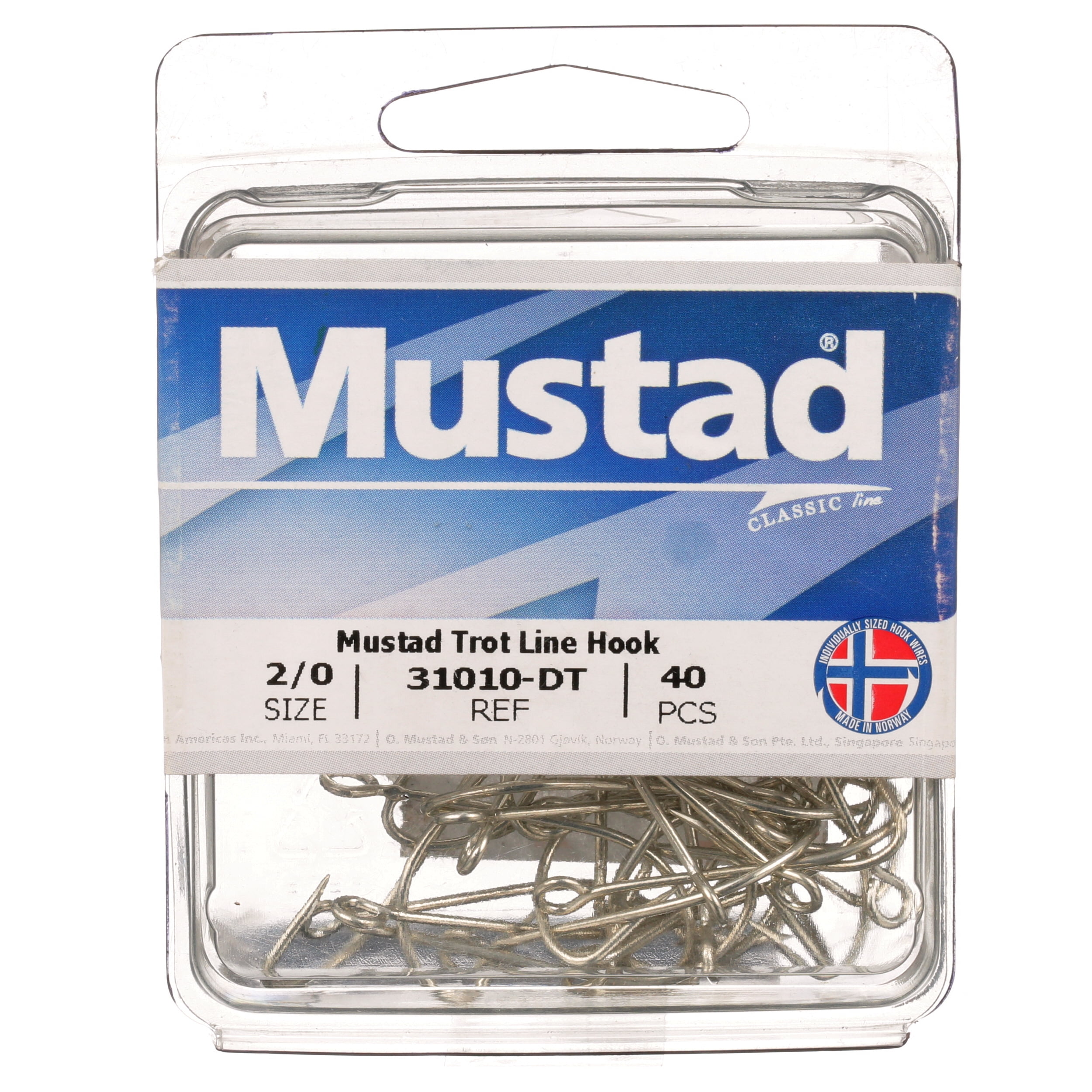 Mustad Trot Line Hook - Size: 5/0 (Duratin) 40pc 