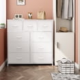 thumbnail image 2 of Crestlive Products White 9 Drawers Dresser Home Wide Closet Dresser Storage Tower, 2 of 9