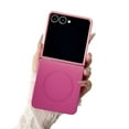 thumbnail image 5 of FL Gradient Matte Magnetic Case For Samsung Z Flip7 Flip6 Flip5 Shockproof Folding For Samsung Galaxy Z Flip 7 6 5 4 3 Back Shell, 5 of 5