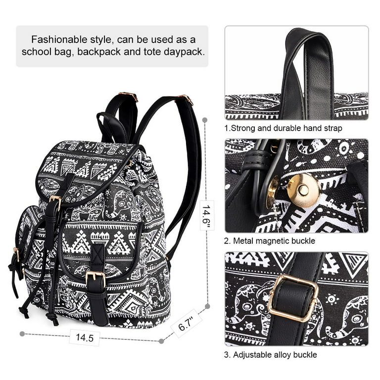 Vbiger sales canvas backpack