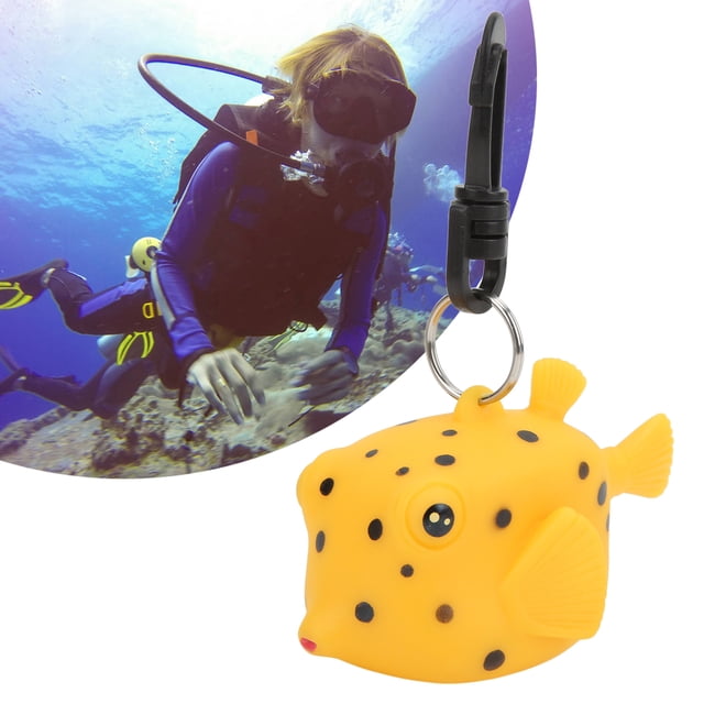 Couvercle de Régulateur de Plongée, Porte-Embout de Plongée en Forme de Poisson en Caoutchouc avec Clip pour Régulateur de Deuxième Étage