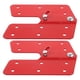 thumbnail image 4 of Bisagra de repuesto para escalera de ático, resistente, color rojo 2 piezas, 4 of 9