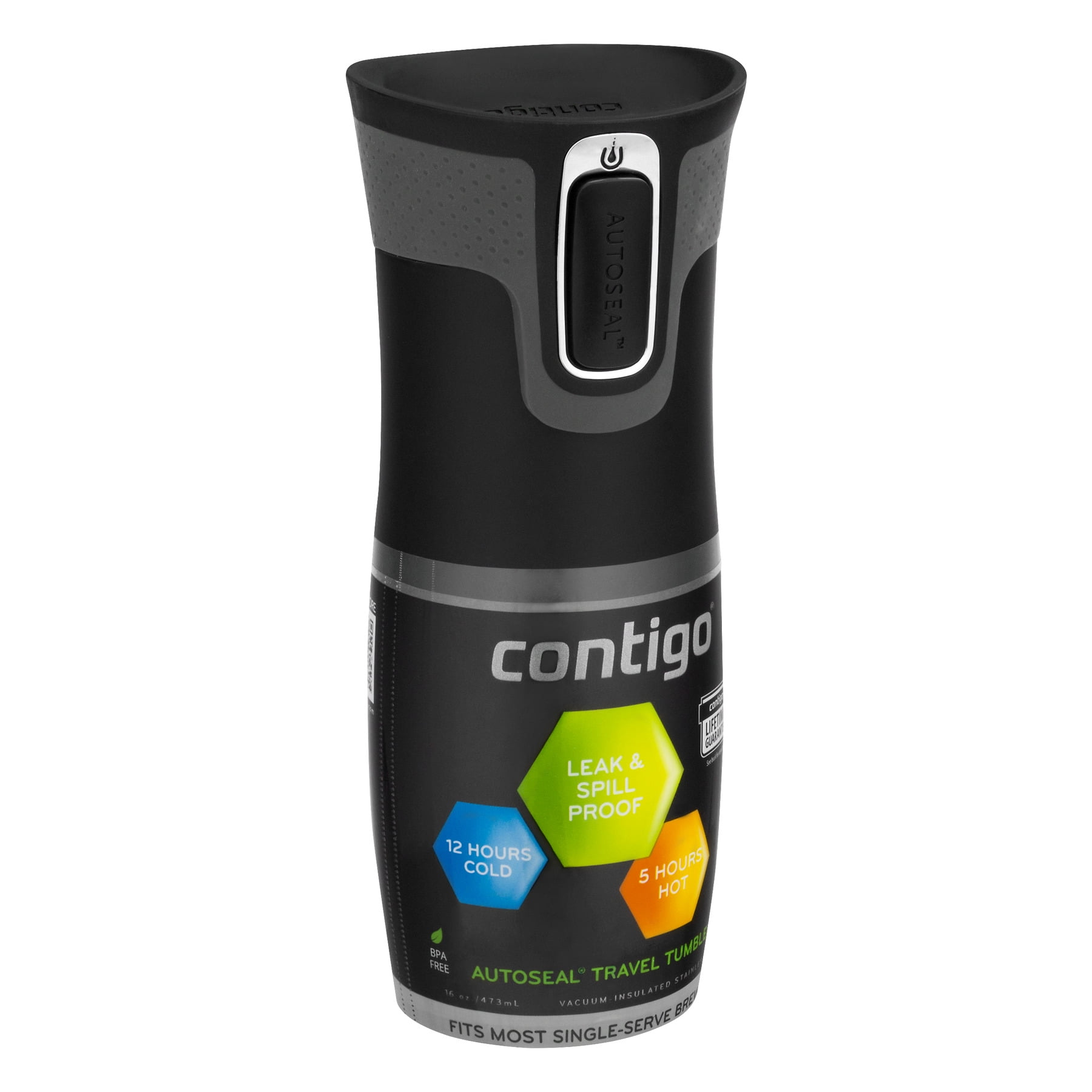 Contigo Autoseal West Loop Vacuum Insulated Stainless Steel Travel Contigo Autoseal West Loop Vacuum Insulated Stainless Steel Travel Mug 16 Oz Matte Black