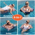 thumbnail image 4 of Flotadores de piscina WERNNSAI para adultos, 2 unidades, inflables de tela, estilo bohemio, 4 of 8