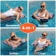 thumbnail image 4 of Flotadores de piscina WERNNSAI para adultos, 2 unidades, inflables de tela, estilo bohemio, 4 of 8