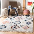 thumbnail image 2 of SAFAVIEH Morocco Skin Geometric Polyester Area Rug, Ivory/Multi, 2'6" x 4', 2 of 7