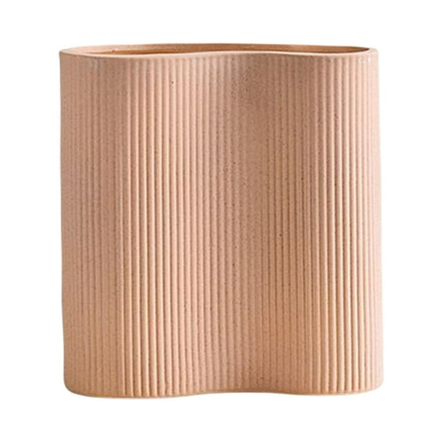 DOLITY Centres de Table Vase d'Art Décoratif Moderne Rose S
