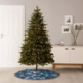 thumbnail image 6 of Sikiie Hawaiian Style Nativity Christmas Tree Skirt, Jesus Christian Winter Holiday Tree Mat Decoration(30-48IN)36", 6 of 6