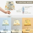 thumbnail image 3 of Yayeee Mini Table Lamp 11.8" Dimmable with Fabric Shade 3 Color Temperatures, Halloween Cute Pumpkins, 3 of 7