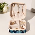 thumbnail image 6 of Praying Hands Travel Portable Square Jewelry Organizer with Ring, Earring, Necklace, and Bracelet Storage - Suitable for Girls and Women, 6 of 6