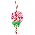 thumbnail image 4 of Christmas Candy Lollipop Ornaments for Christmas Tree Decorations- Glitter Hanging Candy Cane Ornaments Polymer Clay Christmas Peppermint Decor with Ribbon for Xmas Tree Holiday Party Home Decor, 4 of 5