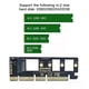 thumbnail image 3 of NVMe PCIe M.2 NGFF SSD To PCI-E X1 Adapter Card PCI-E M.2 With Bracket For 2230-2280 Size M2 Pcie Adapter X4 X16 Free Shipping, 3 of 5