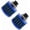 Blue, variant on 2Pcs Air Filter Cold Air Intake Filter Breather 12mm Valve Cover Breather Filter For Car and Motorcycle (Sliver)