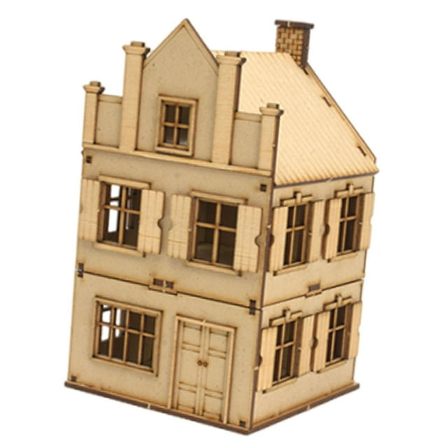 Yinanstore Kit de Modèle de Construction Européenne 1/72 Collection DIY Jouet d'Architecture Style B