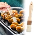 thumbnail image 5 of 3 Sizes Natural Bristle Basting Brush with Wooden Handle,Dishwasher Safe,Heat-resistant & Safe Basting Brush ,for Cooking, BBQ, Baking,for Egg Wash, Butter,Marinade, Sauce,A, 5 of 7