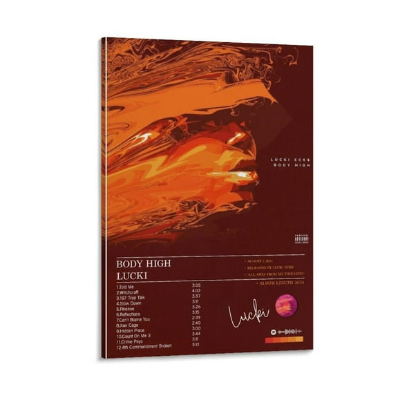 Lucki Body High Posters & Prints on Canvas Wall Art Poster for Room Decor