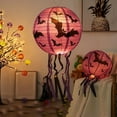 thumbnail image 5 of XIANXIAN Halloween Hanging Decorations Lanterns with Led Lights Illuminated Decor, Pumpkin Bat Lanterns for Halloween Indoor & Outdoor Spooky Home Decor, 5 of 9