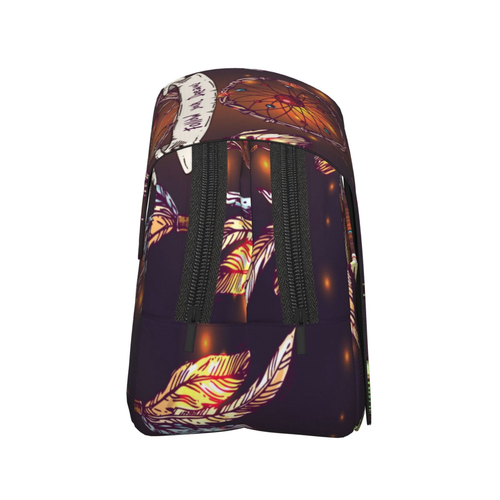 Rateoe Beautiful Dreamcatcher1 Pattern Double Clamshell Pen Case, Storage Organizer with Two Zipper Compartments– Holds Up to 50 Pencils & Pens