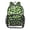 Neon Green Leopard Print, variant on PVC Transparent Backpacks Clear Backpack for Travel and Outings Black and Red Leopard Print